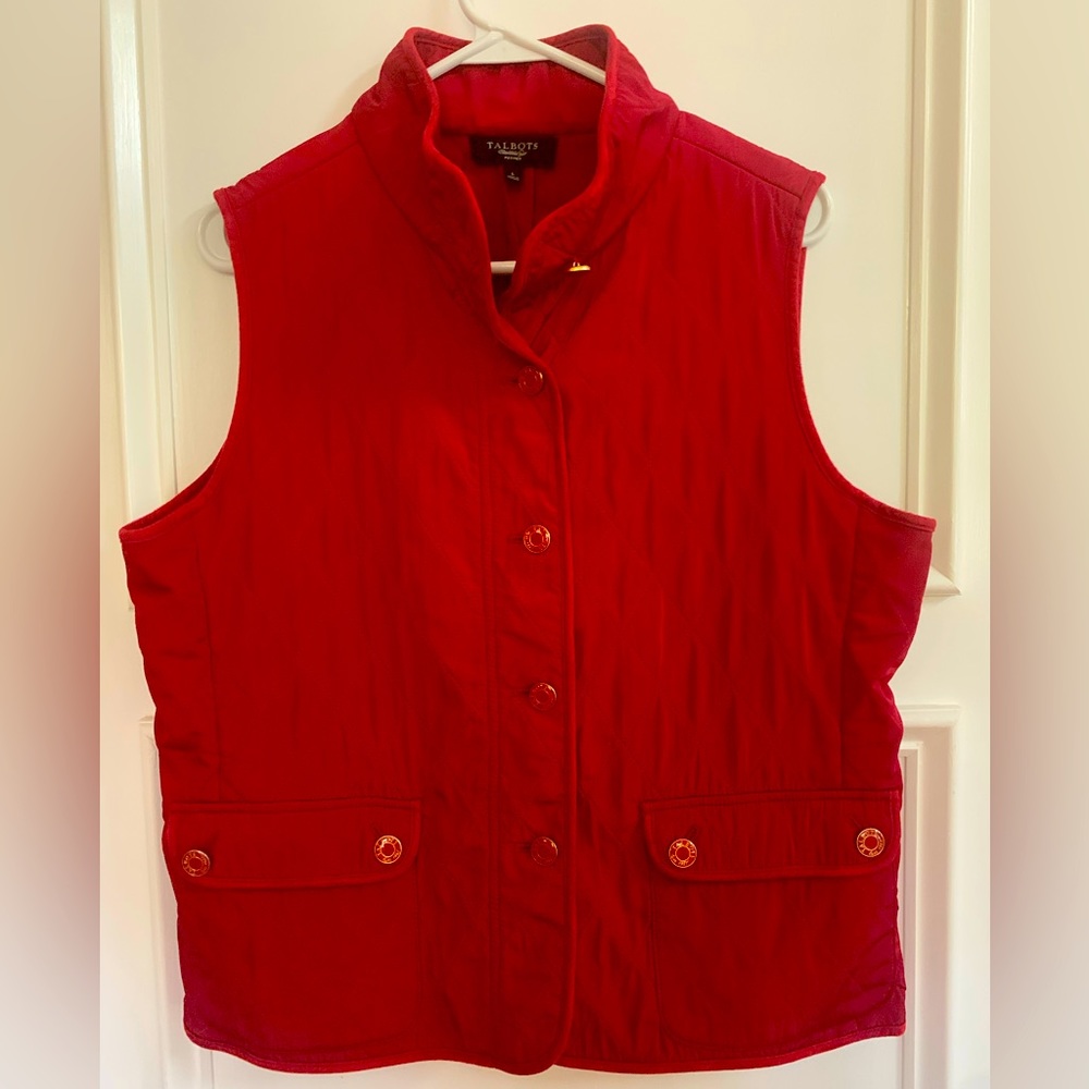 Talbots vest size large
